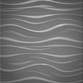 thumbnail image 1 of Ahgly Tapis d'Intérieur Lavable en Machine Carré Transitionnel Gris Canon, 7 Pieds Carré, 1 of 7