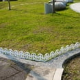 thumbnail image 6 of White Plastic Garden Border Edging No-Dig, Arched Design with Spade – 27pcs Decorative Landscape Fence Kit, 35ft Lawn Edge Barrier, 6 of 8