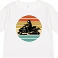 thumbnail image 4 of Inktastic Snowmobile Retro Sunset Boys or Girls Long Sleeve Toddler T-Shirt, 4 of 5