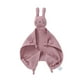 thumbnail image 1 of Manta de bebé rosa Bunny Lovey okdiy de algodón orgánico, 30 x 30 cm, 1 of 6