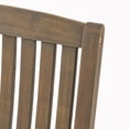 thumbnail image 4 of Penny Outdoor Acacia Wood Rocking Chair (Set of 2), Gray, 4 of 10