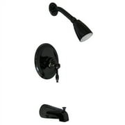 Kingston Brass Fauceture Series Diverter Tub and Shower Faucet with Valve and Trim