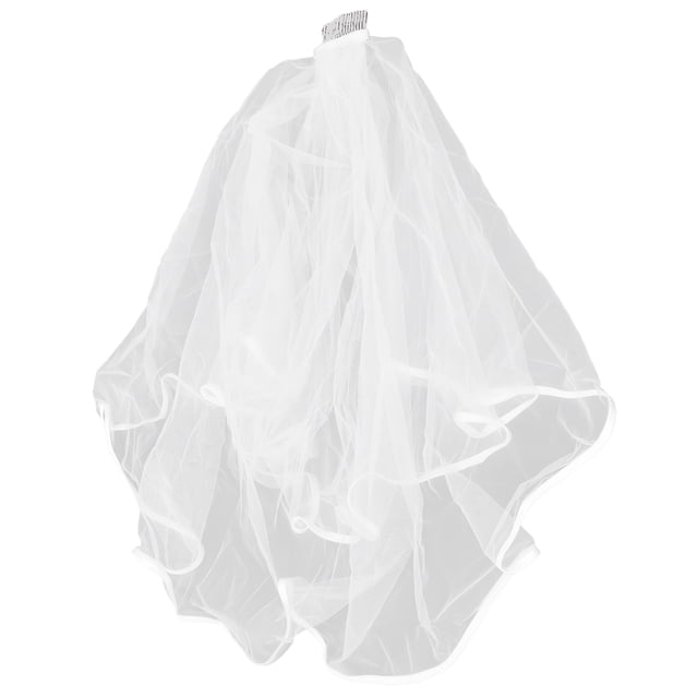 Velo de novia elegante con peine para bodas y despedidas de soltero, TS-51310