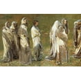 thumbnail image 2 of Sargent, John Singer 24x17 Black Ornate Wood Framed with Double Matting Museum Art Print Titled - Cashmere 1908, 2 of 4