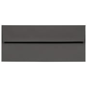 JAM Paper & Envelope No. 10 Envelopes, 4 1/8 x 9 1/2, Dark Grey, 25 Per Pack