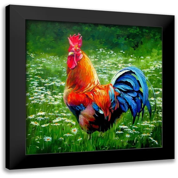 Pautov, Igor 12x12 Black Modern Framed Museum Art Print Titled - In the Meadow