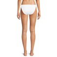 thumbnail image 3 of Social Angel Women's Braided Ribbed Scoop Bikini Swimsuit Bottom, 3 of 5