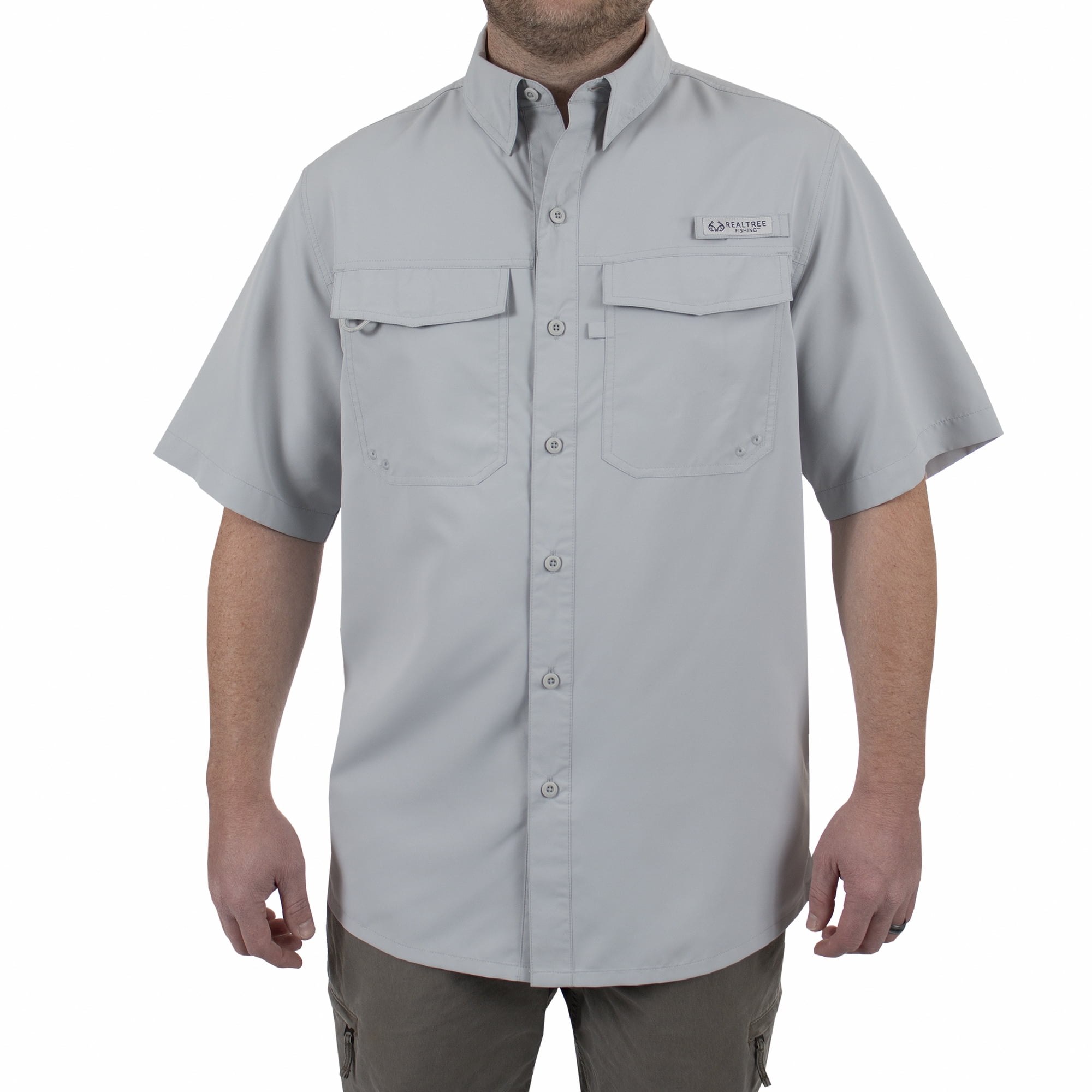 Realtree, Men's Short Sleeve Fishing Guide Shirt, Dusk, Size Extra ...