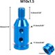 thumbnail image 2 of Adaptador de pomo de cambio de marchas TANGJMXG universal de aleación de aluminio M10x1,5, 2 of 5