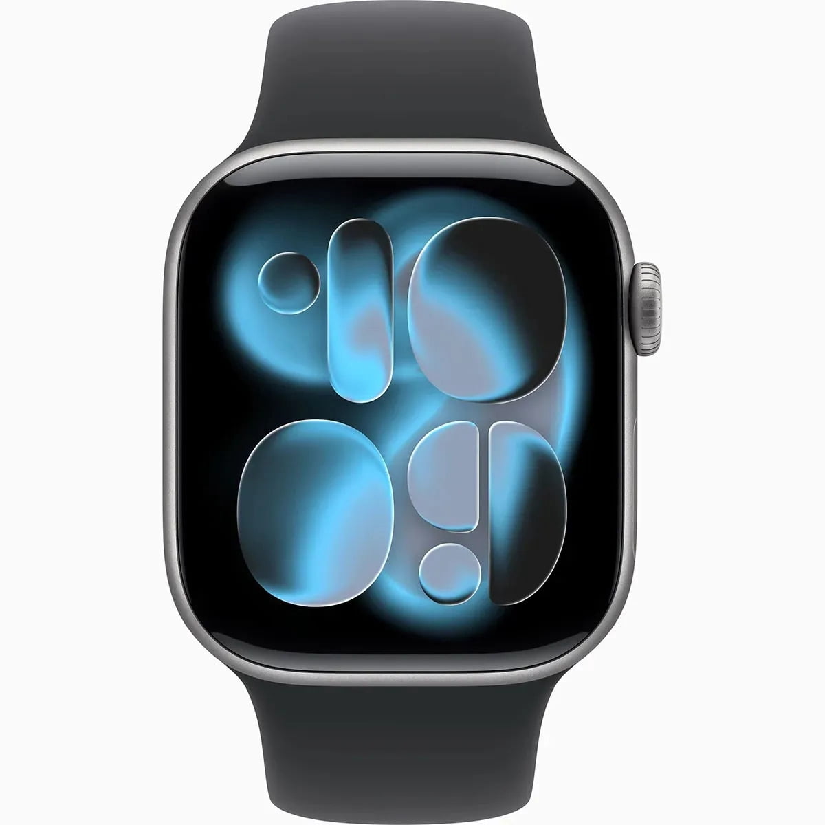 Apple Watch Series 11 (GPS) 42mm Space Gray Aluminum Case with Black Sport Band - S/M