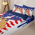 thumbnail image 3 of Homewish Sport Ball Games Kids Zipper Twin Comforter Sets with Fitted Sheet and 2 Pillowcases,Baseball Theme First Letter K Zipper Bedding Set For Boys,Navy Blue Reversible,4-Piece, 3 of 7