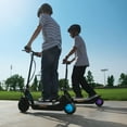 thumbnail image 4 of Razor Power Core E100 Aluminum Deck Electric Scooter, Age 8+, 11 Mph, 60-Min Run, Purple, 4 of 12