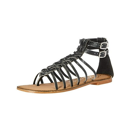 Naughty Monkey Womens Rock - Naughty Monkey Womens Boardwalk Distressed Leather Gladiator Sandals