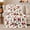 Snowman Penguins, variant on Traditional Santa Holiday Repeating Pattern Retro Cartoon Cheerful, Festive Holiday Scene, Warm Flannel Blanket for Living Room and Family Room, Art Lovers Christmas Gift, Festive Home Decor