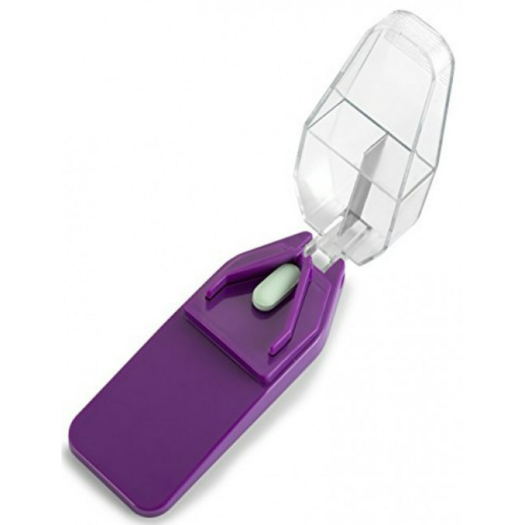 medca pill cutter and splitter grip for big and small medications easily cut pills splitter cutter and crusher with pill holder case