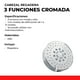 thumbnail image 2 of Cabezal de Regadera 3 Funciones DICA Tipo Lluvia Redonda Cromada 4544, 2 of 4