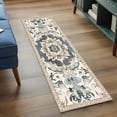 thumbnail image 5 of Farmhouse Boho Kitchen Runner Rug 2x6 Washable Runners for Hallway Non Slip Vintage Farmhouse Bohemia Pattern Art Large Area Rug Indoor Floor Carpet for Bathroom Laundry Entryway Bedroom Living Room, 5 of 8