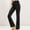 Black, variant on Brondbend Women's Yoga Pants Womens Soft Leggings Elastic High Waist Belly Control Workout Trousers Solid Color Fashion Tights Slim Fit Weekend Athletic Jogger Black
