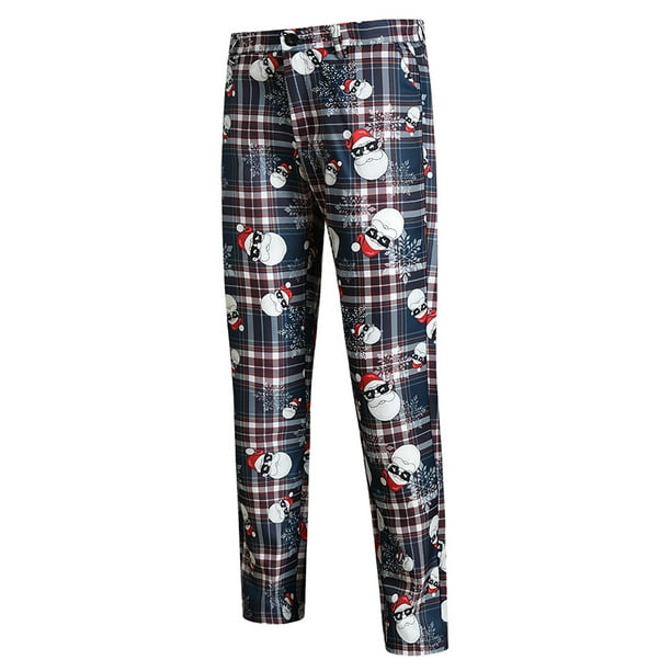 Lightweight, casual print trousers