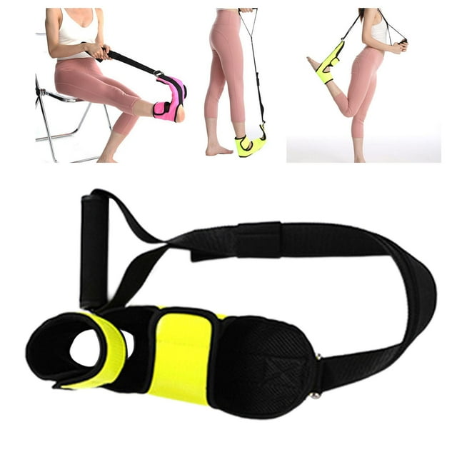 Correa de estiramiento de yoga, ligamentos de cinturón de estiramiento de piernas, banda de estiramiento pntar, cinturón de articución, DYNWAVEMX Correa elástica de yoga