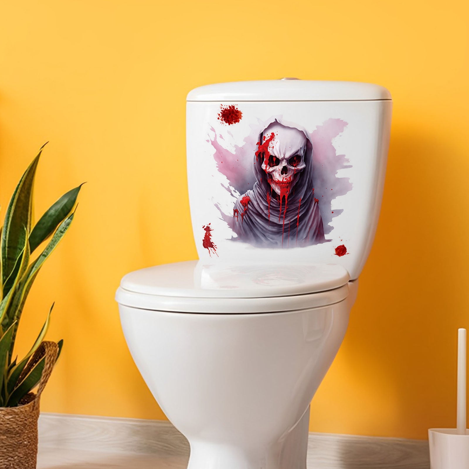 Bloody Bathroom Mirror Stickers Halloween Items Unisex Bloody Bathroom Mirror Stickers Halloween Items Unisex