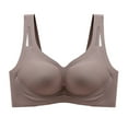 thumbnail image 5 of Gerichy Bras for Women Womens Bras, Compression Bra, Wirefree Bra, Stretchable Straps Bra Coffee,L, 5 of 5