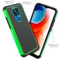 thumbnail image 4 of for Moto G Play 2021 Version with Tempered Glass Phone Case Shock Proof Edges Hybrid Hard Back Slim Bumper Cover, 4 of 4