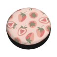 thumbnail image 2 of ZNDUO Pink Doodle Strawberries Pattern Spare Tire Cover, Universal Spare Tire Wheel Covers 15 inch, 2 of 8