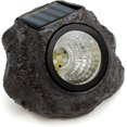 thumbnail image 1 of Lampe Extérieure en Forme de Roche avec Panneau Solaire. Décoratif, 1 of 5