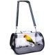 thumbnail image 3 of Bolsa transportadora de pájaros transparente, jaula para pájaros, percha para pájaros y loros, jaula transportadora ligera, 3 of 5