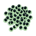 thumbnail image 5 of Glow in The Dark Eyes Sticky Self Adhesive for Crafts Handmade DIY Soft Toys 7mm 100pcs, 5 of 8