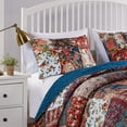 thumbnail image 3 of Barefoot Bungalow Poetry Patchwork Print Oversized Quilt Set, 2-Piece Twin/Twin XL, 3 of 7