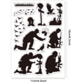 thumbnail image 6 of Soldier Mourning and Dove Clear Stamps for Memorial Day for Cards Making Clear Stamp Seals Transparent Stamps for DIY Scrapbooking Photo Album Journal Home Decoration, 6 of 8
