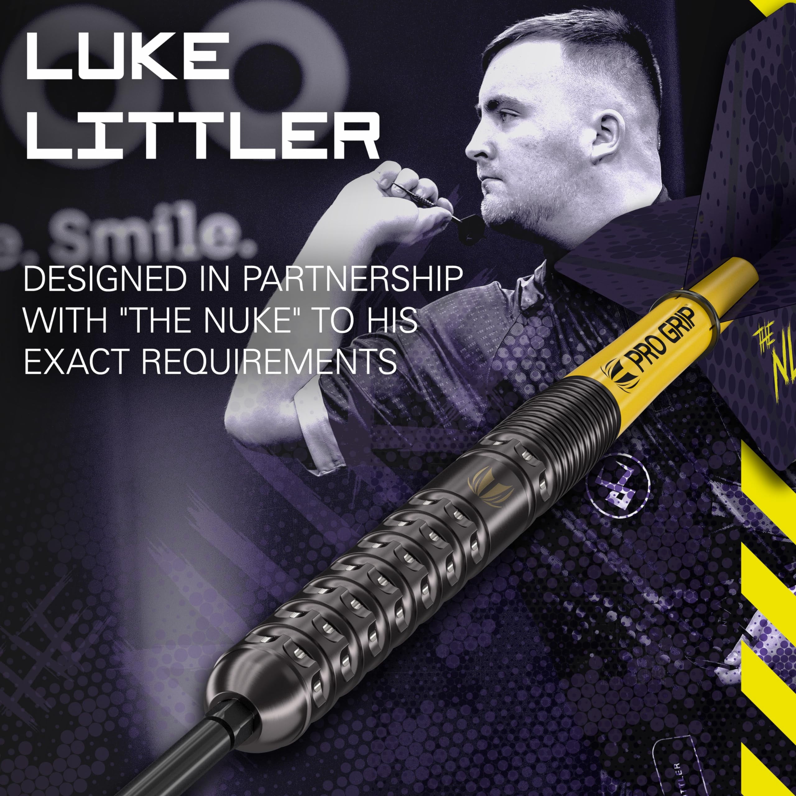 Target Luke Littler G1 Swiss Point Steel Tip Darts 90% Tungsten 23g
