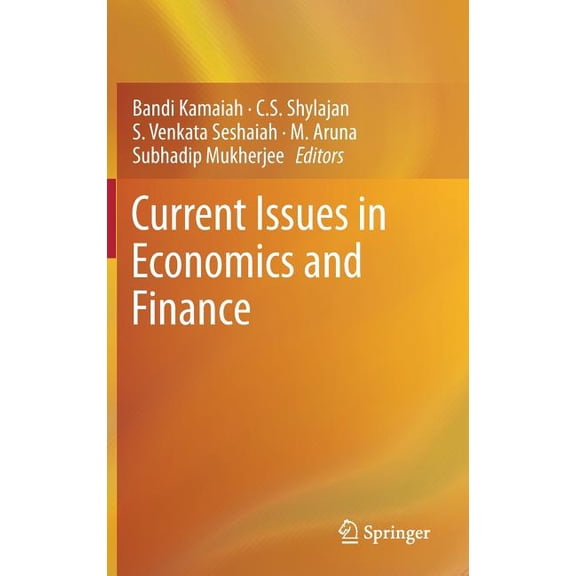 Current Issues in Economics and Finance, (Hardcover)