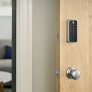 Yale Code Keypad Deadbolt, Key-Free Entry, Satin Nickel Finish, Model YED210-NR-619