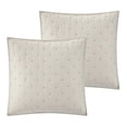 thumbnail image 3 of Grace Living Ensemble de Couette en Polyester Mendel - Design Carré Ruché, de Style Élégant, 3 of 7