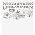 thumbnail image 2 of Formula One Grand Champion F1 Car Adult White Long Sleeve Hoodie-Medium, 2 of 6