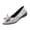 Gray, variant on Orthopedic Shoes for Women Ballet Flats with Bow, Low Wedge Heel Casual Walking Shoes Slip-On Comfortable Shoes