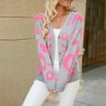 thumbnail image 4 of Buigttklop Sweater for Women,Womens Cardigan Knit Cardigan Sweaters Long Sleeve V Neck Leopard Casual Open Front Button Down Cardigan S-Xl, 4 of 5