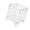 Silver, variant on Lynono Co.,Ltd Heavy Duty Metal Meshes Basket for Clothes Toy and Essential Tipping Proof Base Included Office Supply Organizers