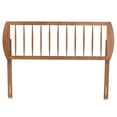 thumbnail image 3 of Baxton Studio Norman Contemporary/Modern Back Support Rubberwood Headboard, King, Ash Walnut, 3 of 8