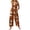 Saffron, variant on Women's Halloween Jumpsuits Castle Pumpkin Wide Leg Backless Funny Rompers Skull Bat Halter Spooky Overalls, 2XL