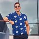 thumbnail image 4 of Fotbe Moon Lamb Camiseta Polo de Golf para Hombre con Estampado – Camisa Deportiva Transpirable con Cuello Abotonado-X-Large, 4 of 6