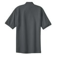 thumbnail image 6 of Port Authority Adult Male Men Plain Short Sleeves Polo Steel Grey 4X-Large Tall, 6 of 6
