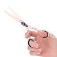 thumbnail image 3 of Tijeras Para Cortar El Cabello, Tijeras De Peluquería Flexibles Y Afiladas Profesionales De Acero Inoxidable Ergonómicas Simples Para Viajes A Casa Para Peluquería, 3 of 7