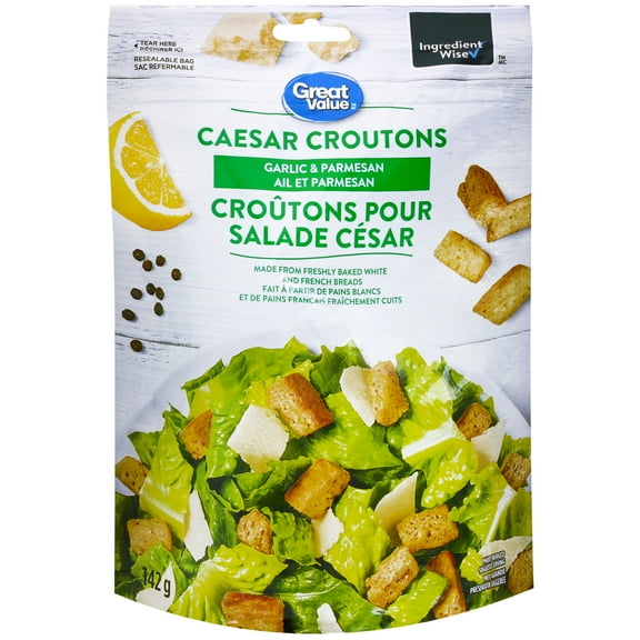 Great Value Parmesan & Garlic Flavour Caesar Croutons