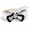 White, variant on TRISJEM Y2K Guitar Belt, Unisex Punk Rock Studded Waist Belt with Metal Guitar Buckle, Vintage Gothic Fashion Accessory for Jeans, Streetwear and Casual Style