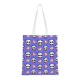 thumbnail image 1 of DouZhe Reusable Grocery Bags, Cute Hearts Love Panda Lightweight Polyester Canvas Cloth Tote Bag for Travle Gym Shopping School, 15" x 16", 1 of 7
