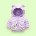 thumbnail image 1 of Chaqueta con capucha y estampado de libélulas de dibujos animados para niños pequeños, bebés, niños y niñas, 1 of 5